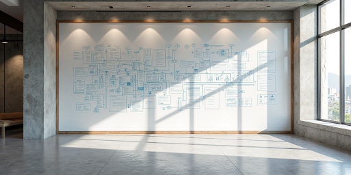 创新创业流程示意图，包含三个步骤的可视化图表，蓝色和青色配色方案，现代简约设计风格